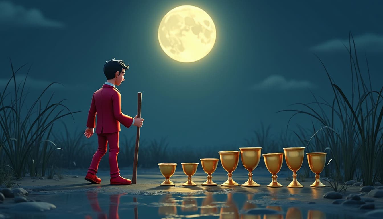 聖杯八 Eight of Cups 塔羅牌牌意 聖杯八 Eight of Cups 塔羅牌牌意