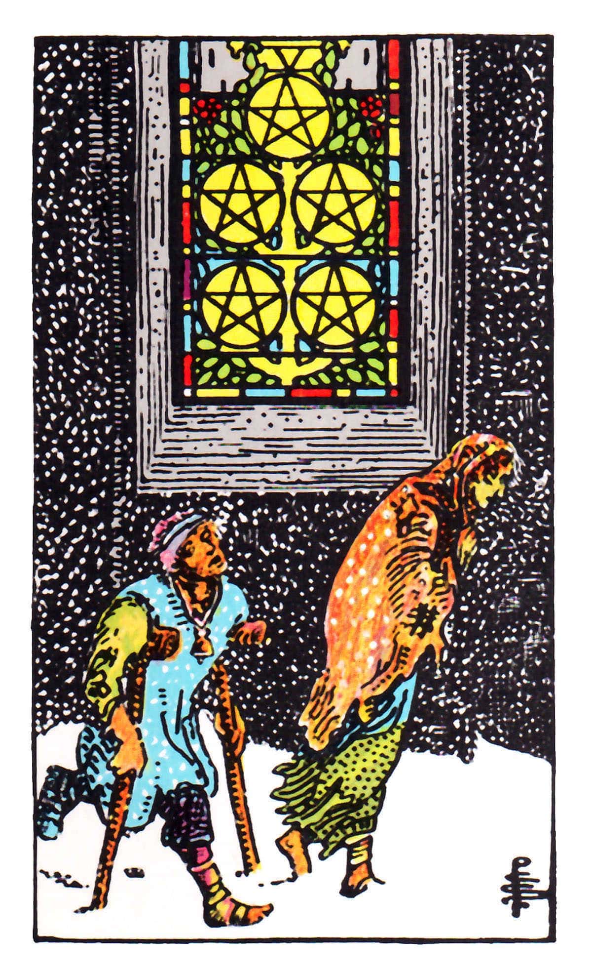 星幣五(金幣/錢幣五) Five of Pentacles 深入了解正/逆位牌意解讀 星幣五(金幣/錢幣五) Five of Pentacles 深入了解正/逆位牌意解讀