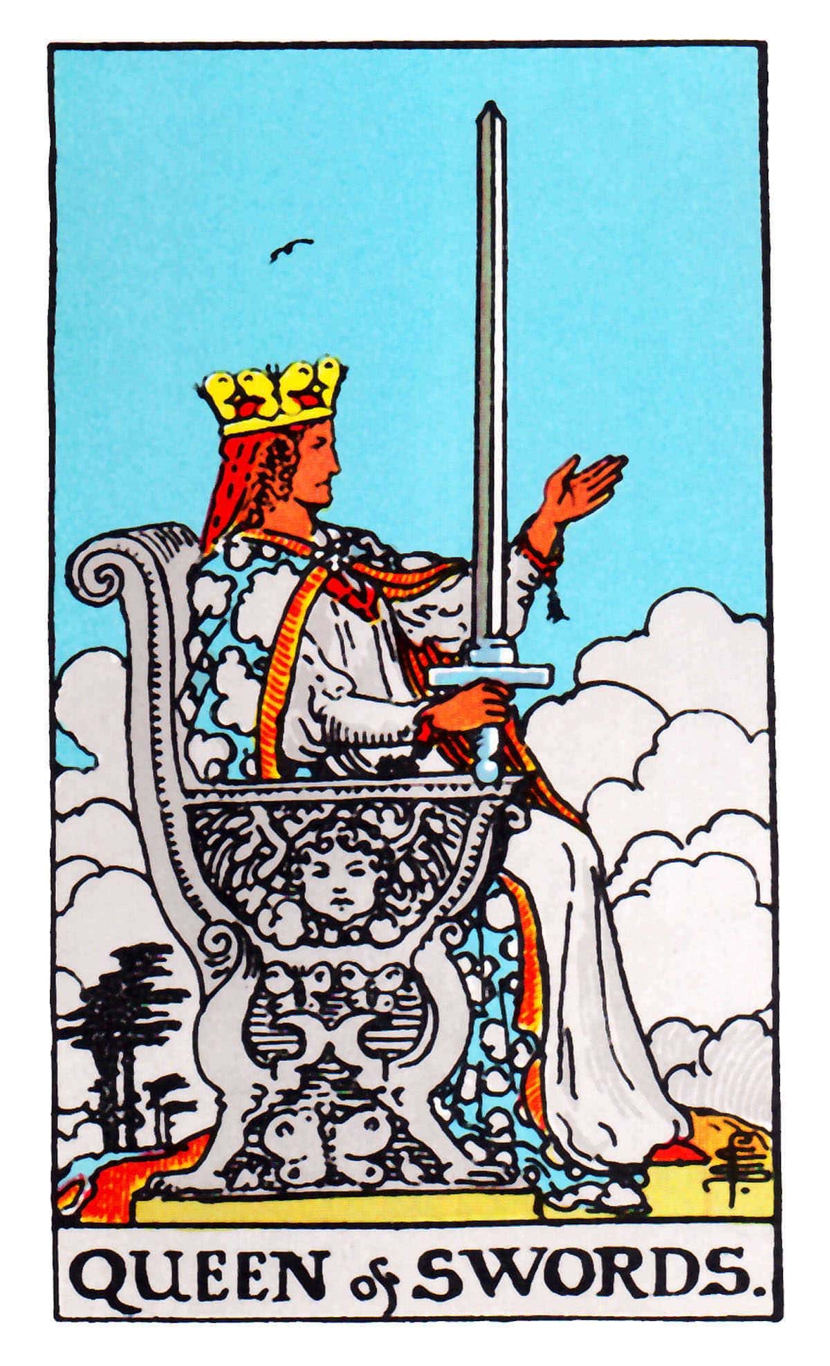 寶劍皇后 Queen of Swords 深入了解正/逆位牌意解讀 寶劍皇后 Queen of Swords 深入了解正/逆位牌意解讀