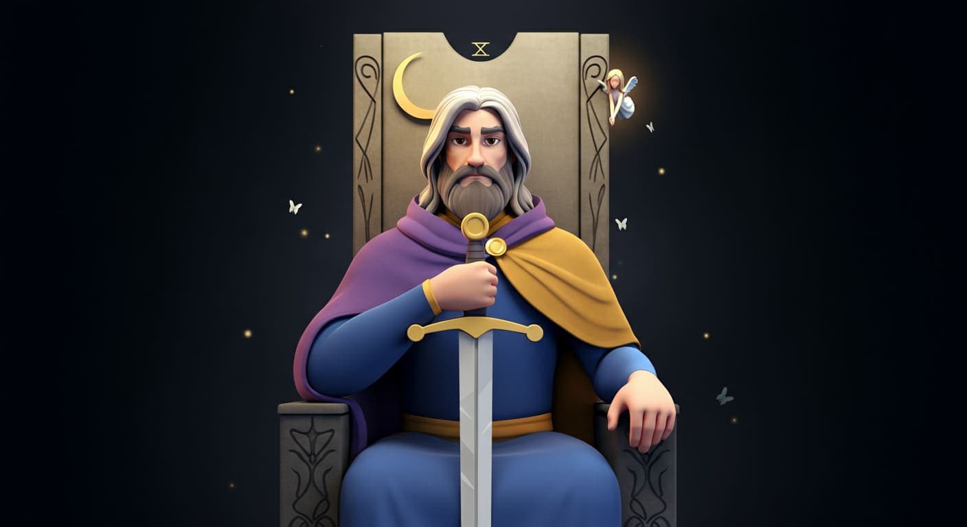 寶劍國王 King of Swords 塔羅牌牌意 寶劍國王 King of Swords 塔羅牌牌意