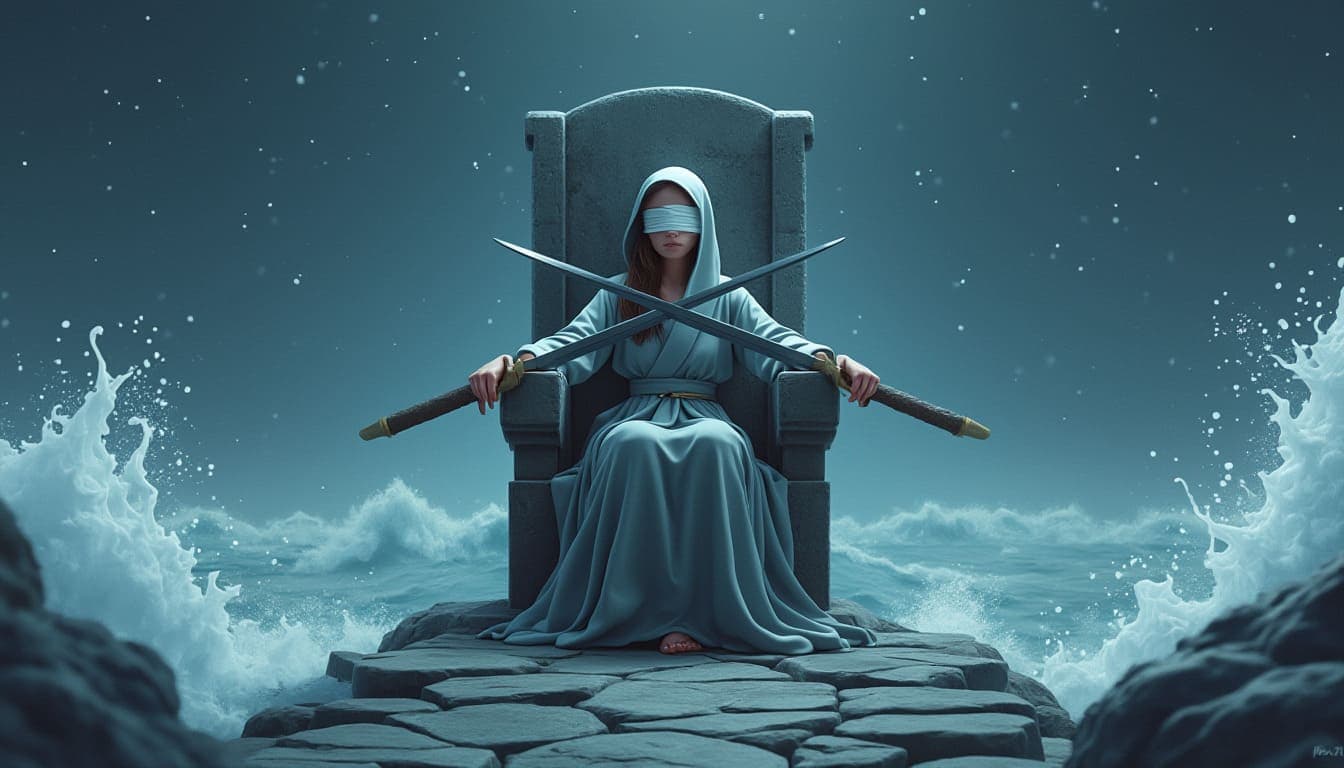 寶劍二 Two of Swords 塔羅牌牌意 寶劍二 Two of Swords 塔羅牌牌意