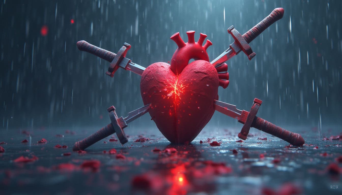 寶劍三 Three of Swords 塔羅牌牌意 寶劍三 Three of Swords 塔羅牌牌意