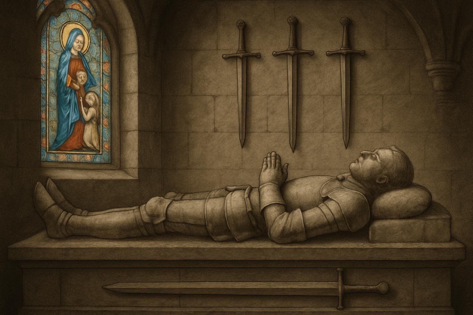 寶劍四 Four of Swords 塔羅牌牌意 寶劍四 Four of Swords 塔羅牌牌意