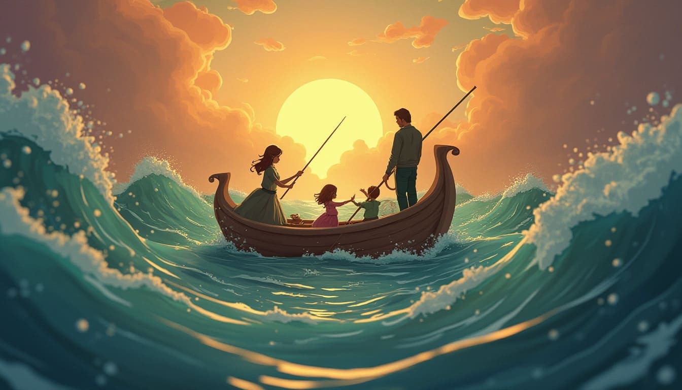 寶劍六 Six of Swords 塔羅牌牌意 寶劍六 Six of Swords 塔羅牌牌意