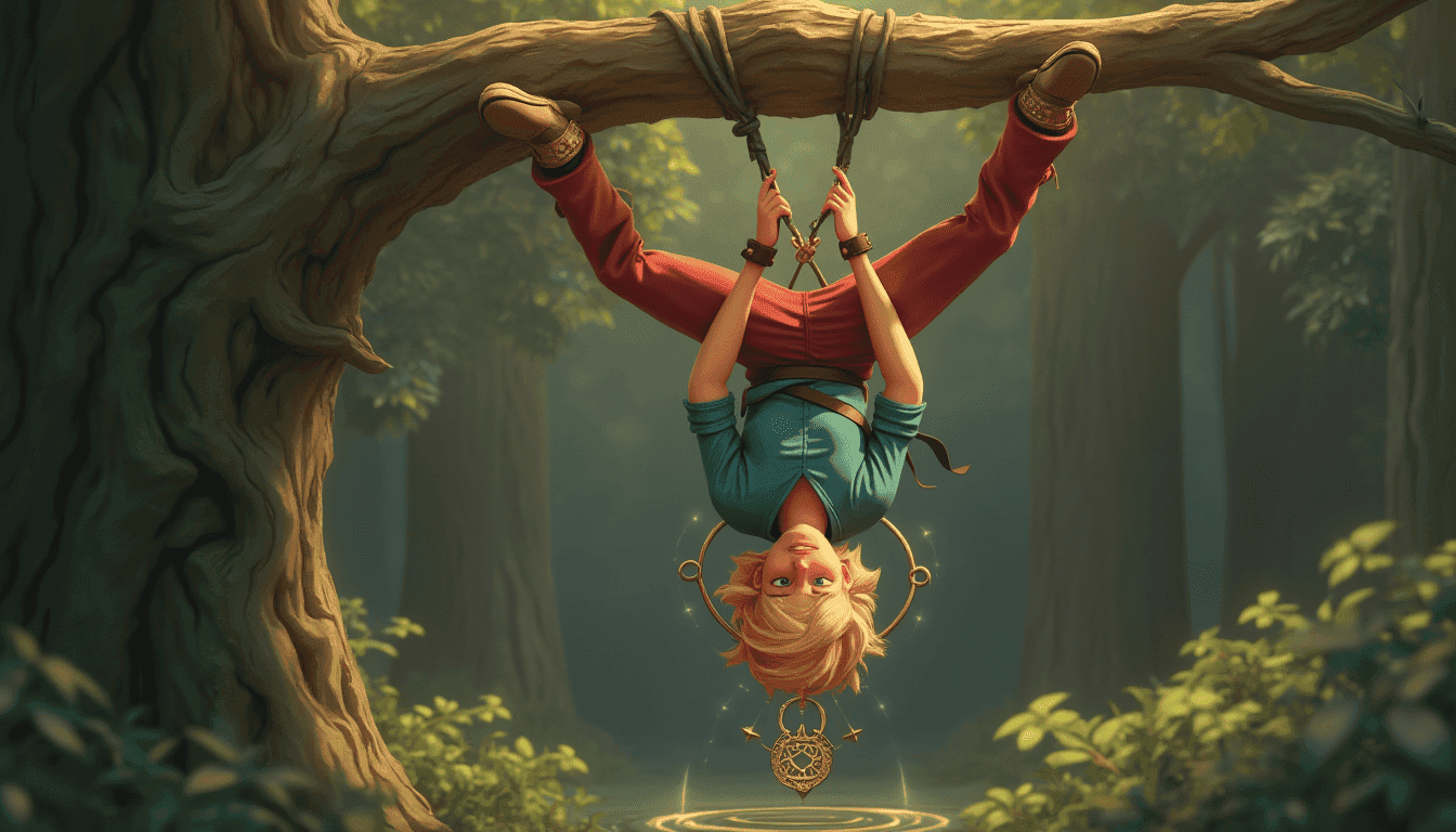 倒吊人 The Hanged Man 塔羅牌牌意 倒吊人 The Hanged Man 塔羅牌牌意