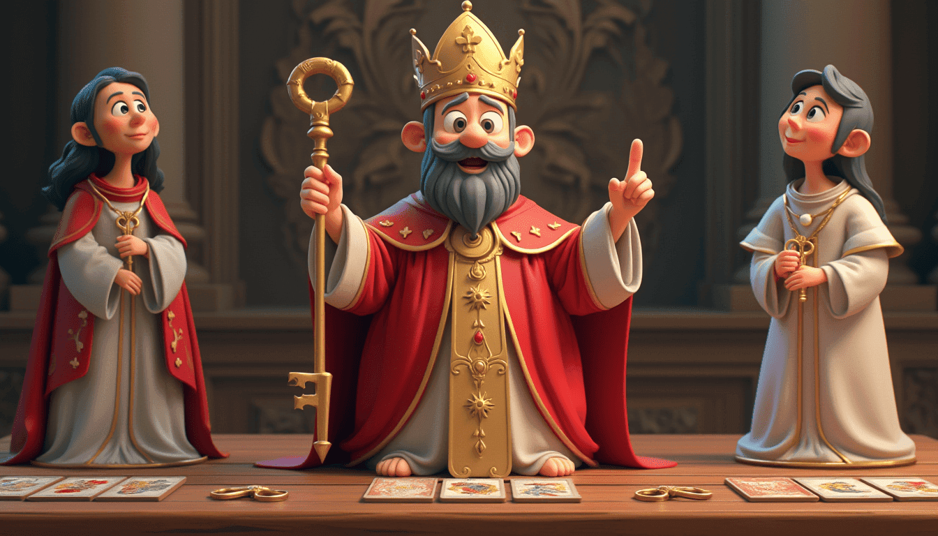 教皇 The Hierophant 塔羅牌牌意 教皇 The Hierophant 塔羅牌牌意