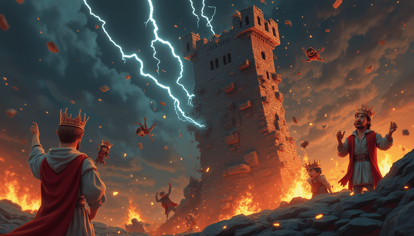 高塔 The Tower 塔羅牌牌意 高塔 The Tower 塔羅牌牌意