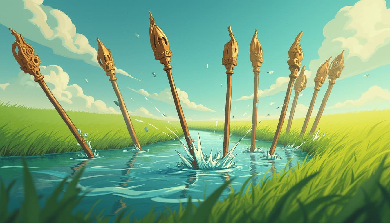 權杖八 Eight of Wands 塔羅牌牌意 權杖八 Eight of Wands 塔羅牌牌意