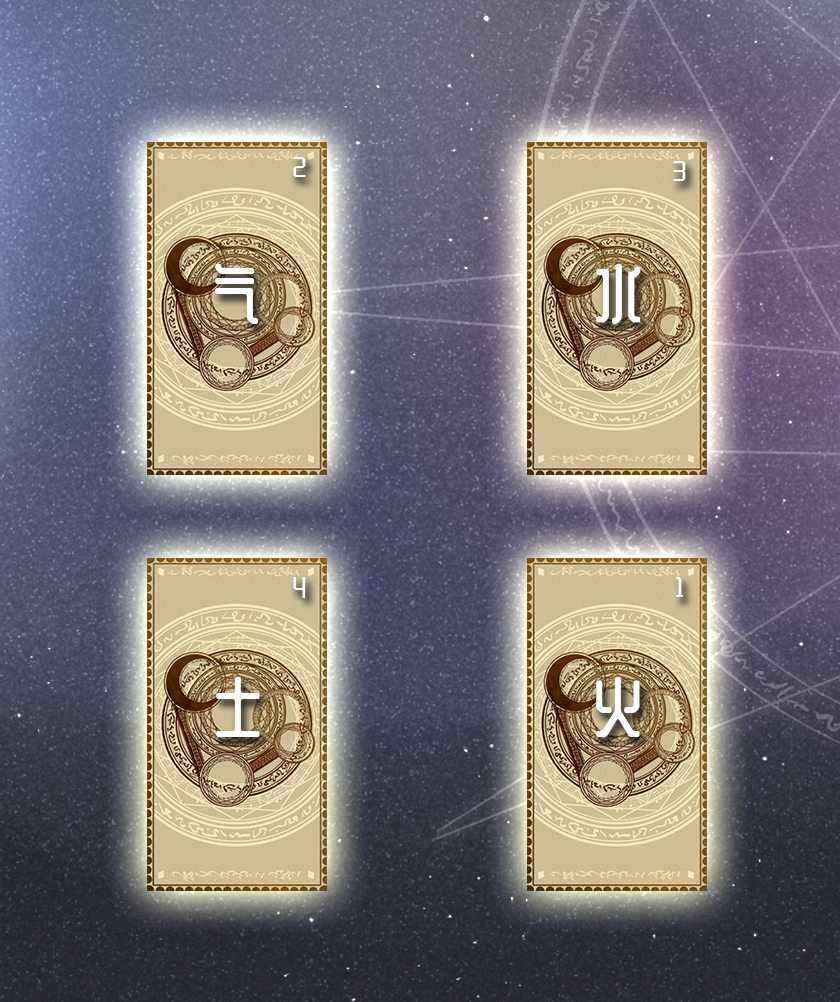 塔羅牌四要素展開法牌陣介紹 塔羅牌四要素展開法牌陣介紹