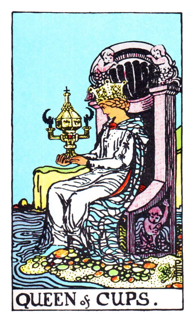 聖杯皇后(王后) Queen of Cups 牌面解讀