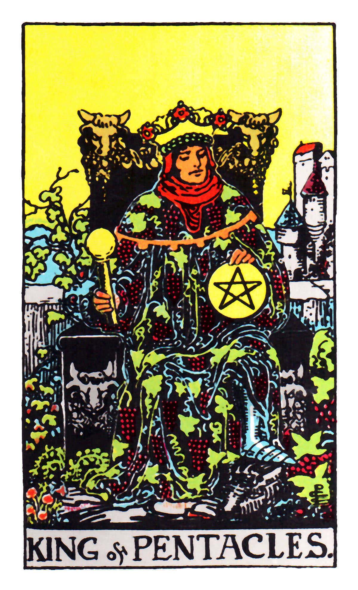 星幣國王 King of Pentacles 牌面解讀