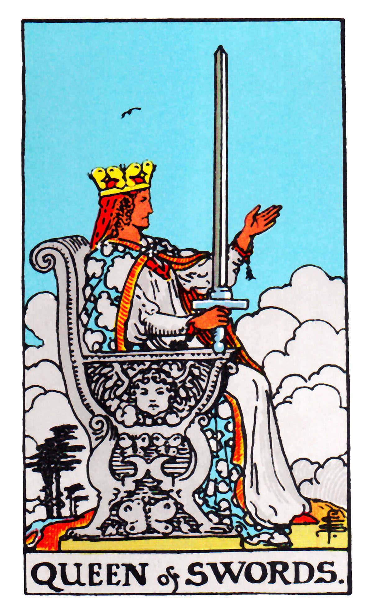 寶劍皇后(王后) Queen of Swords 牌面解讀