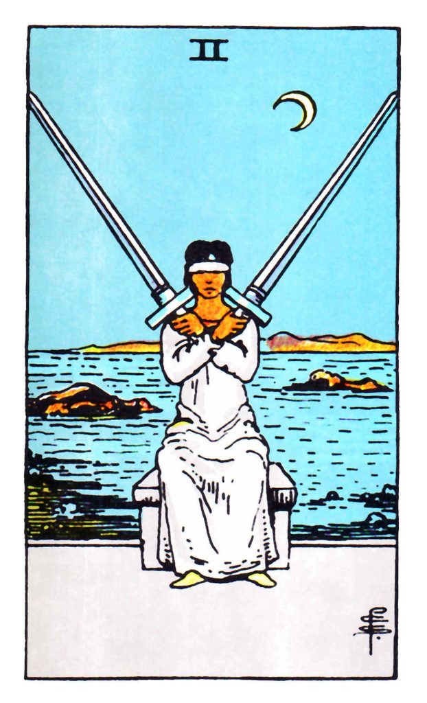 寶劍二 Two of Swords 牌面解讀