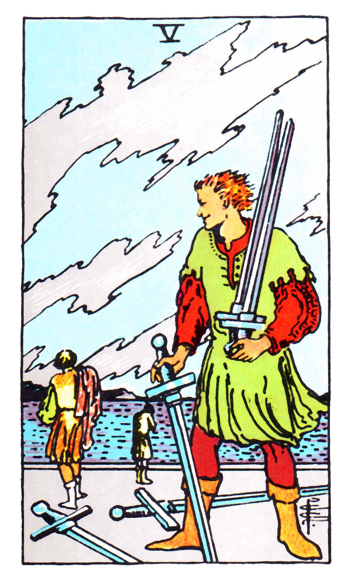 寶劍五 Five of Swords 牌面解讀