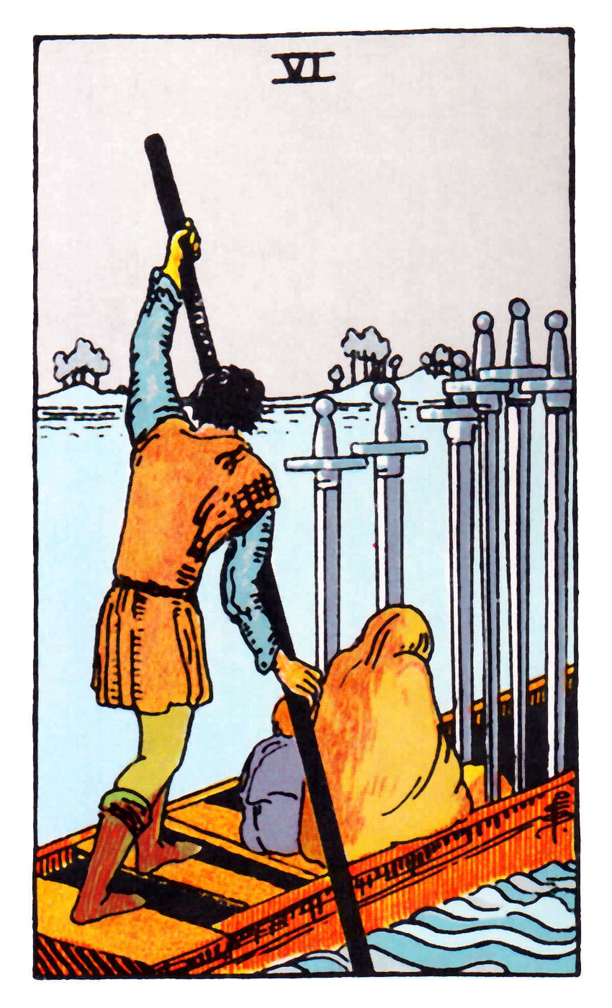 寶劍六 Six of Swords 牌面解讀