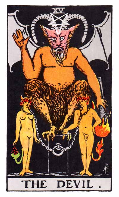 惡魔(魔鬼) The Devil 牌意解讀