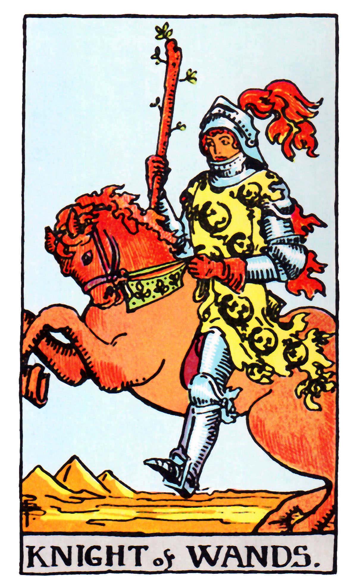 權杖騎士 Knight of Wands 牌面解讀