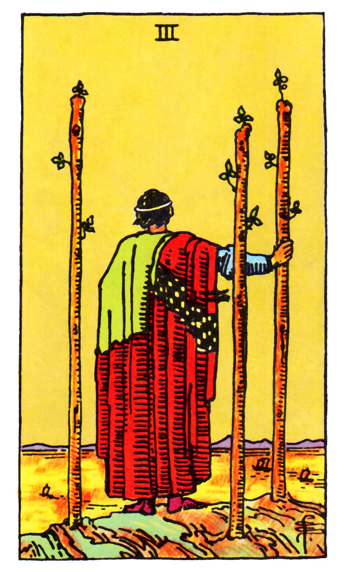 權杖三 Three of Wands 牌面解讀